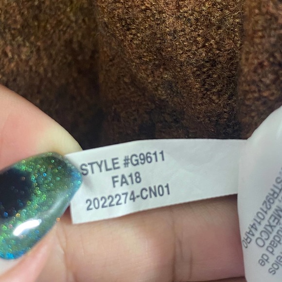 Madewell Cardigan Small Brown Knit Kent Long Sleeve Open Longline Sweater - Picture 12 of 14